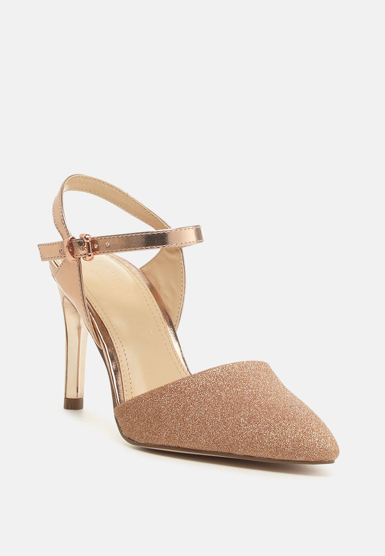 Sha Ankle Strap Slingback Stiletto Heel Sandals-2