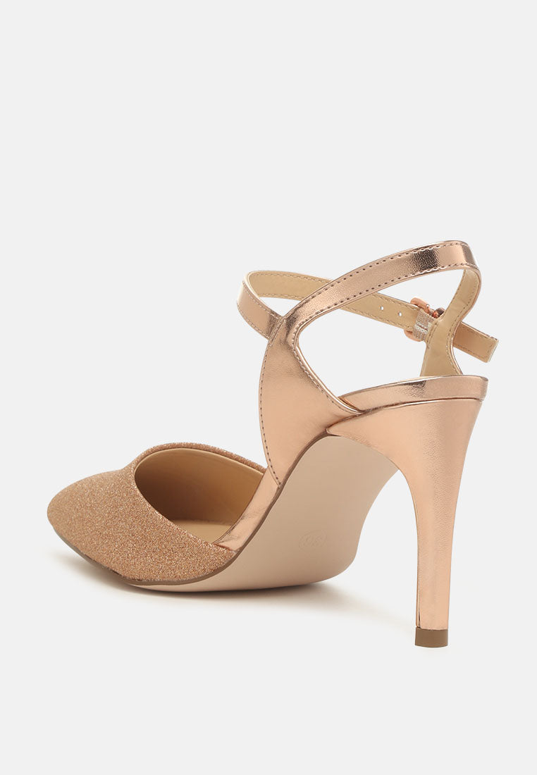 Sha Ankle Strap Slingback Stiletto Heel Sandals-3