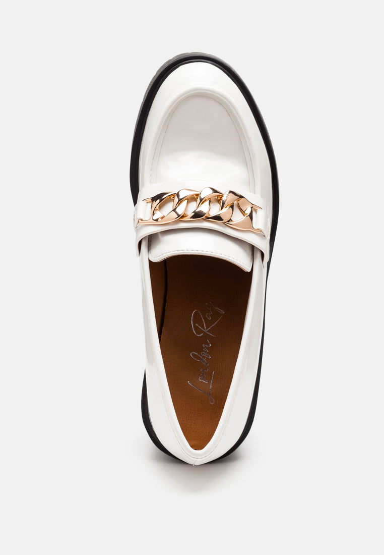 Sachs Block Heeled Chunky Loafers-4