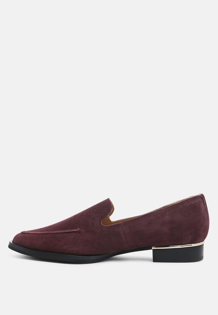 Sara Suede Slip-On Loafers-3