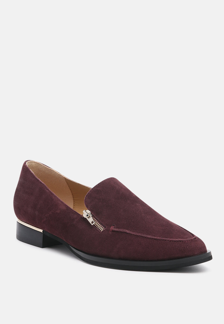 Sara Suede Slip-On Loafers-2