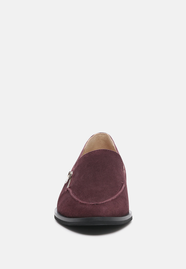 Sara Suede Slip-On Loafers-4