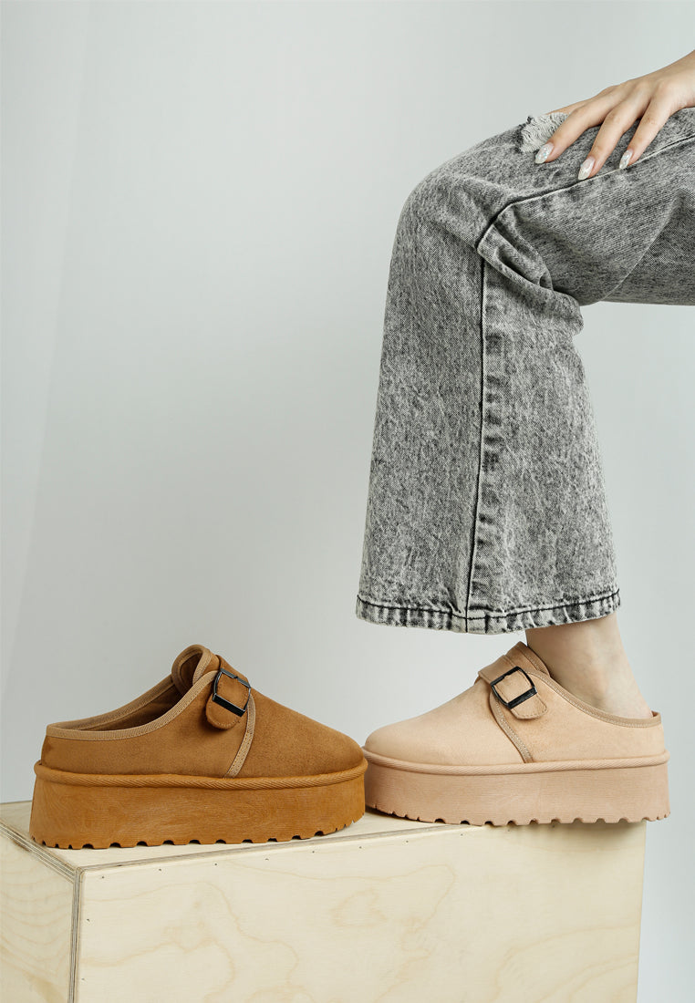 Ryeson Buckle Strap Platform Classic Slip-On-1