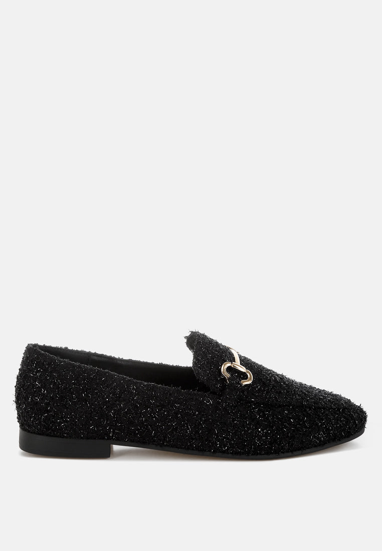 Danbury Horsebit Detail Shiny Loafers-0