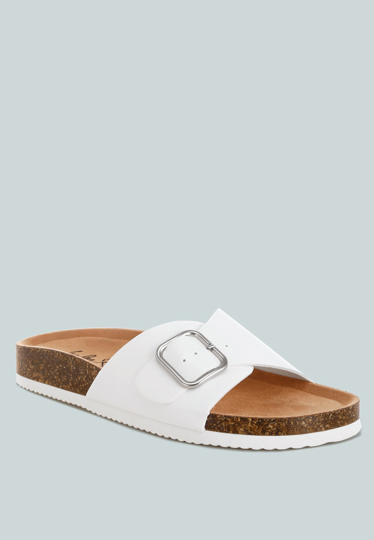 Aranda Buckled Slide-On Sandals-2