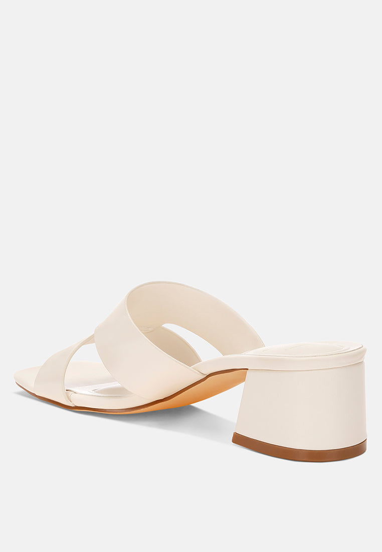 Block Heel Slip Ons by Mode-2