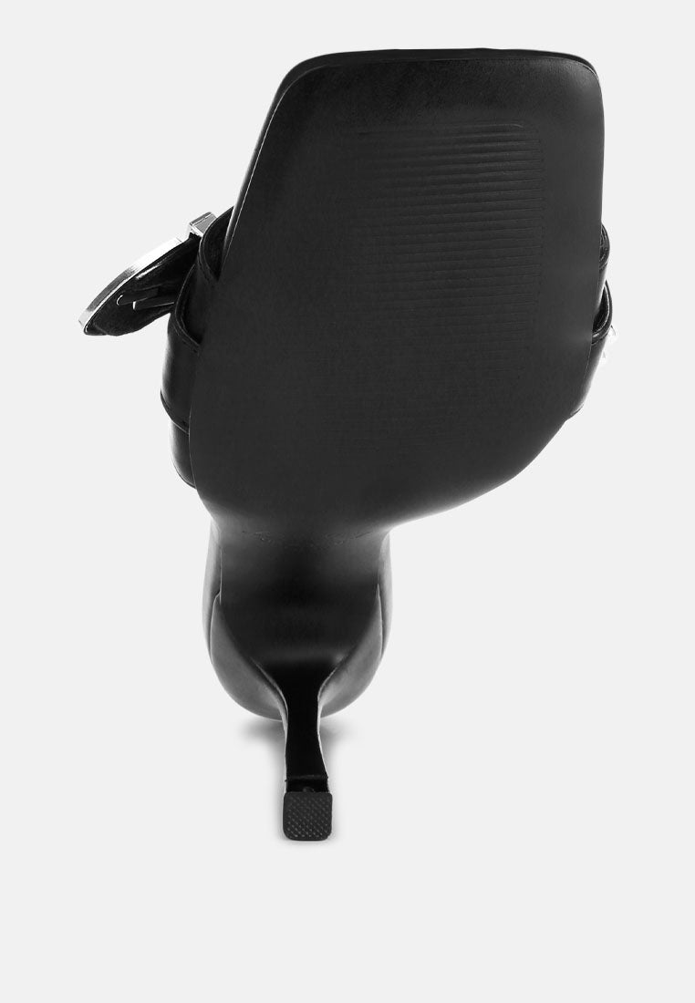Marais Pin Buckle Strap Stiletto Heels-4