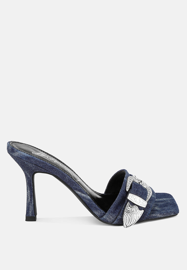 Marais Pin Buckle Strap Stiletto Heels-6
