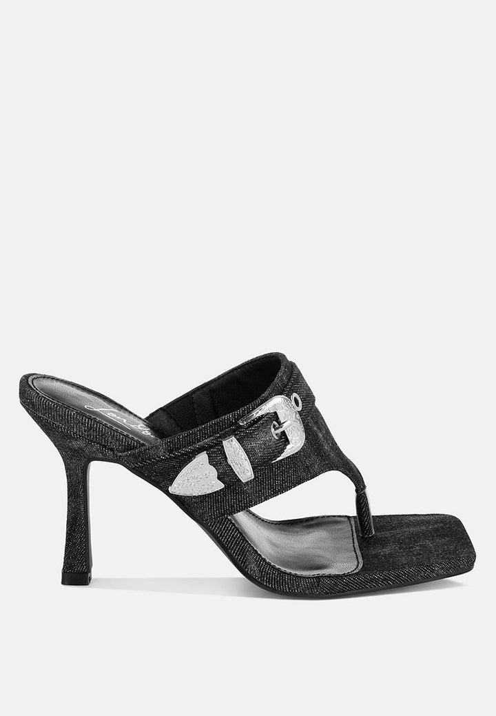 Camden Denim Slip On Sandals-0