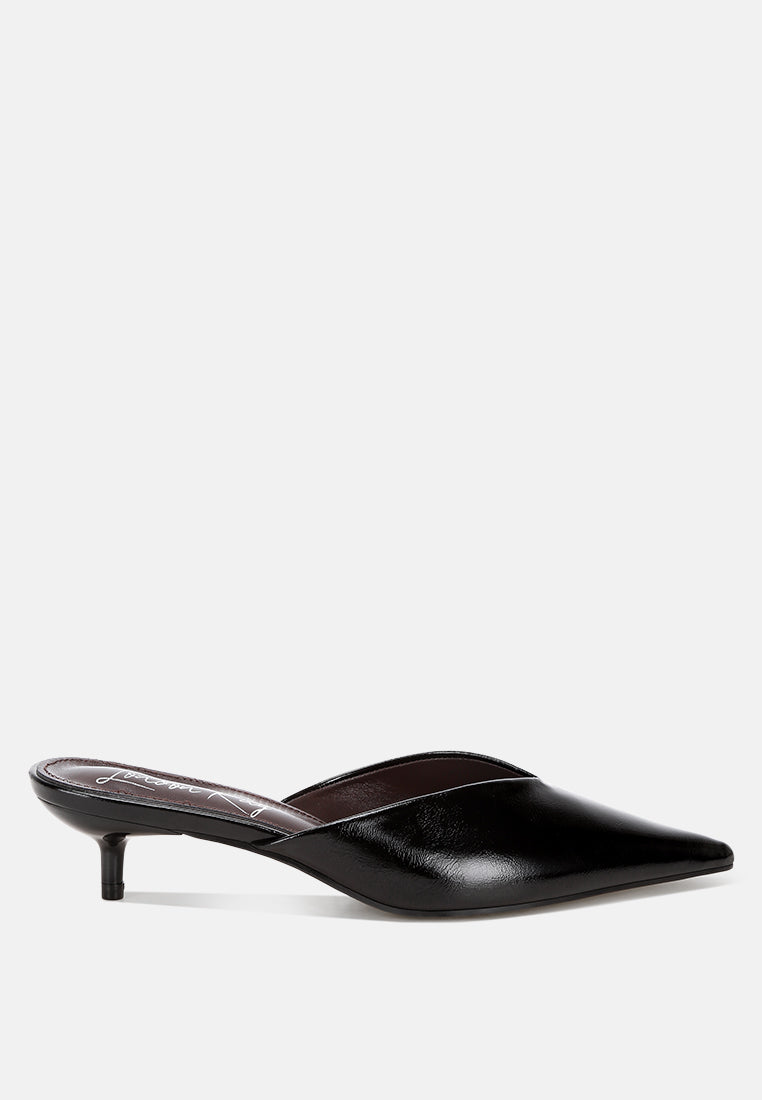Revasta Kitten Heel Mules-0