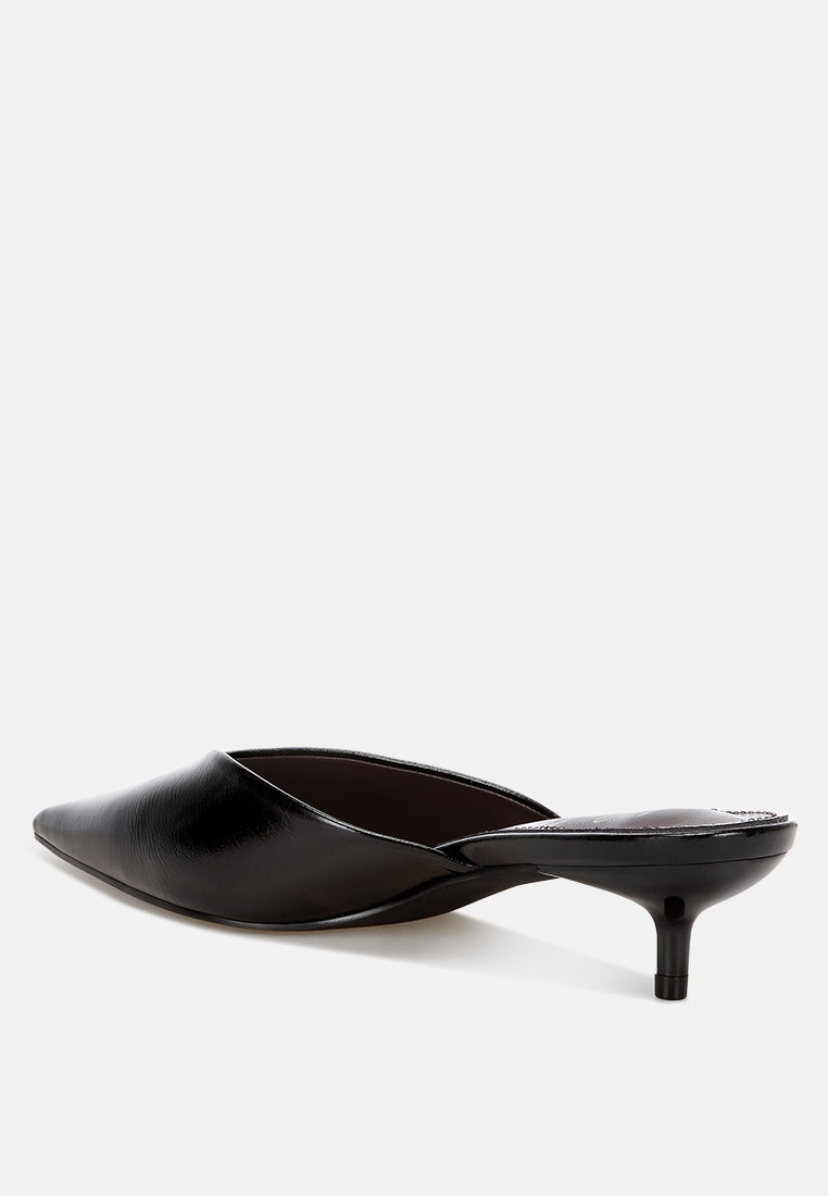 Revasta Kitten Heel Mules-3