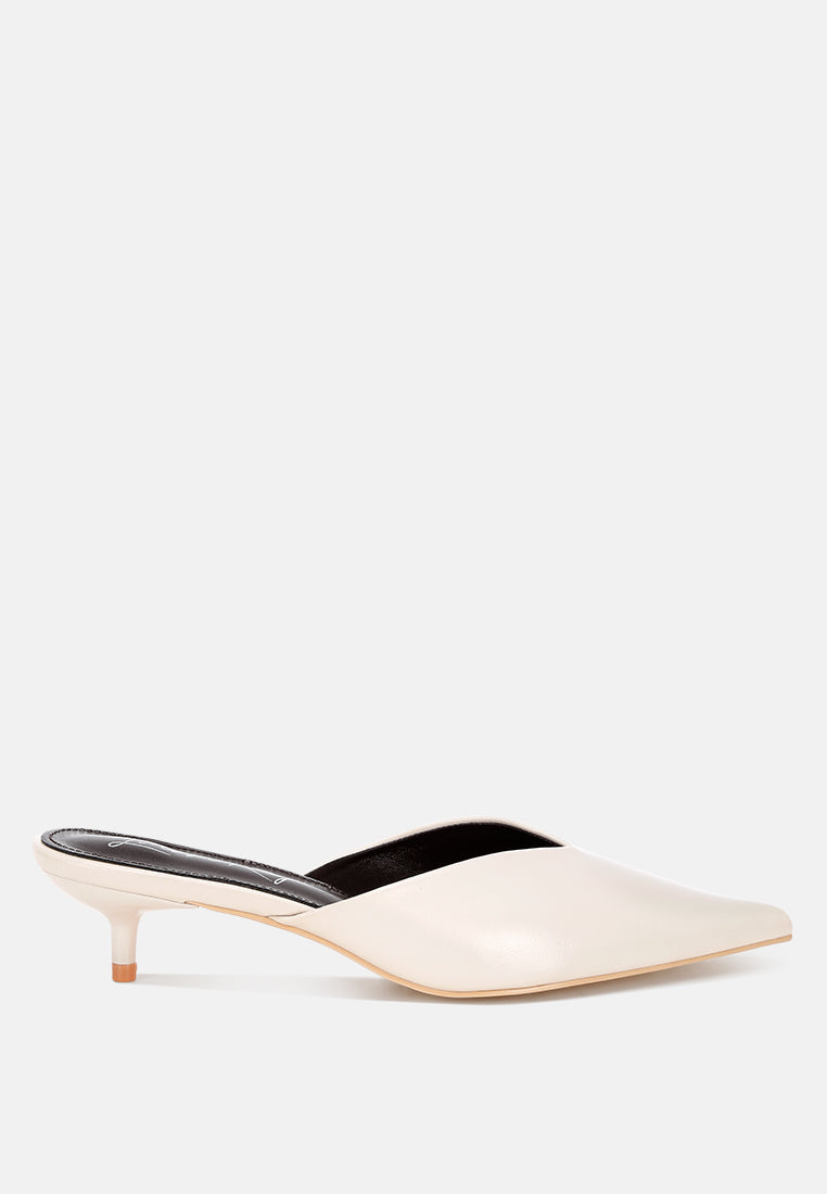 Revasta Kitten Heel Mules-6