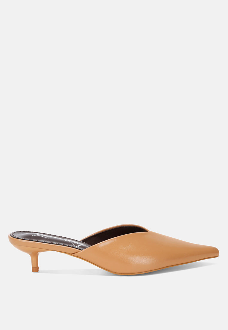 Revasta Kitten Heel Mules-5