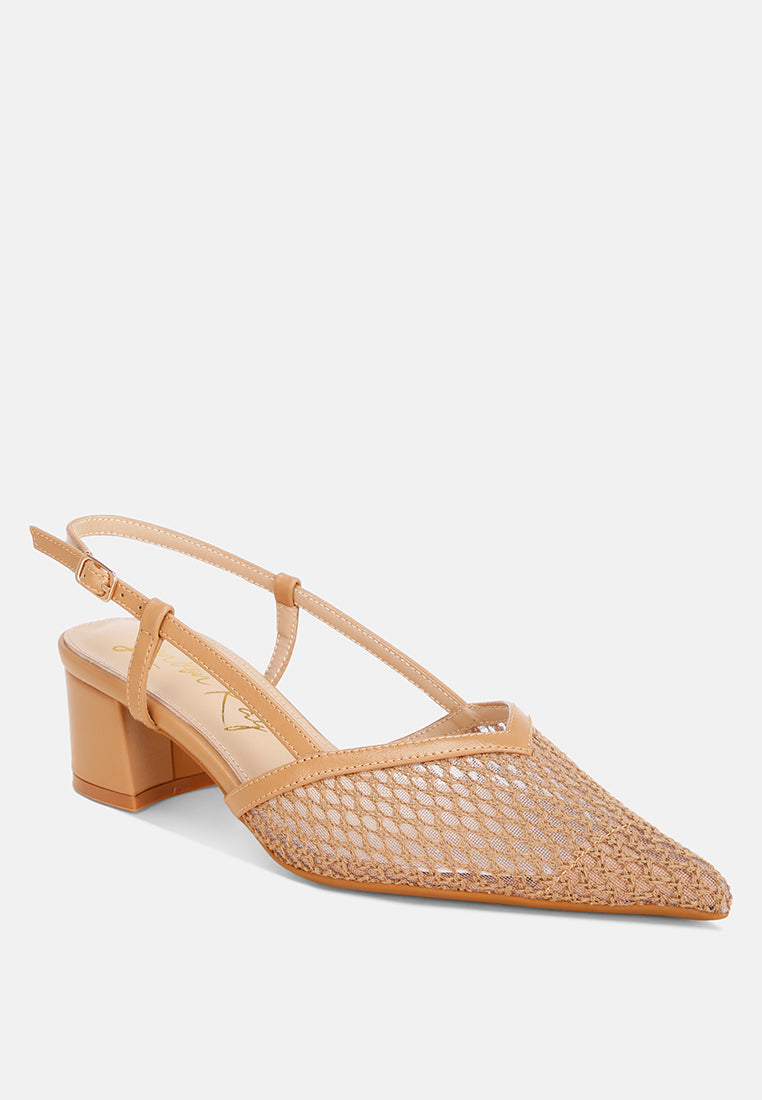 Minelli Sheer Slingback Pumps-1