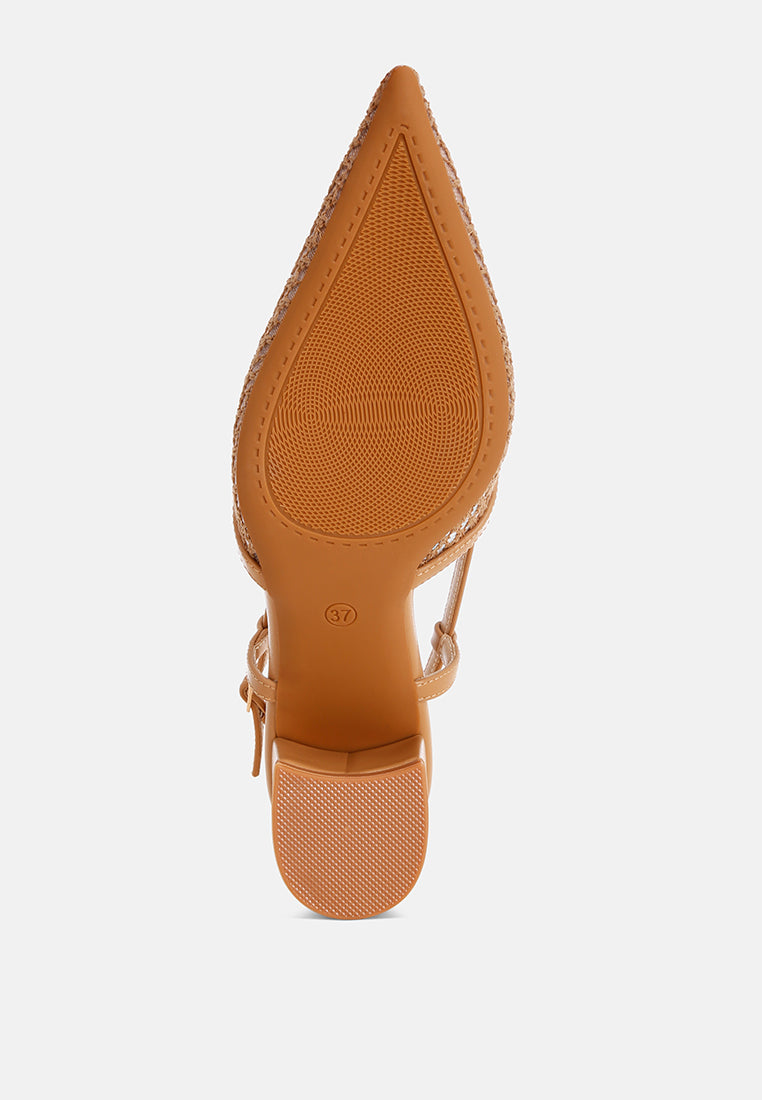 Minelli Sheer Slingback Pumps-4