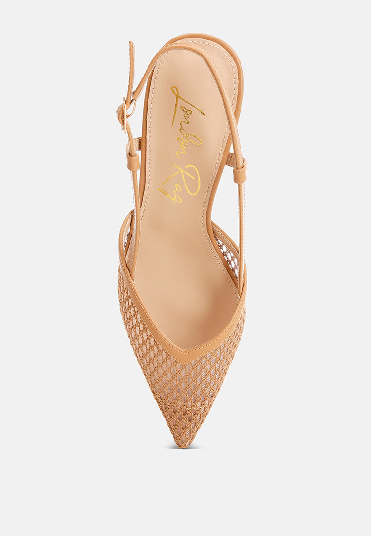 Minelli Sheer Slingback Pumps-3