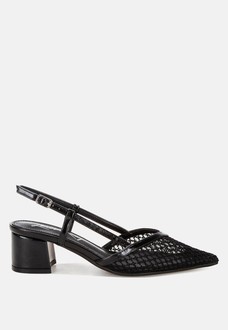 Minelli Sheer Slingback Pumps-5
