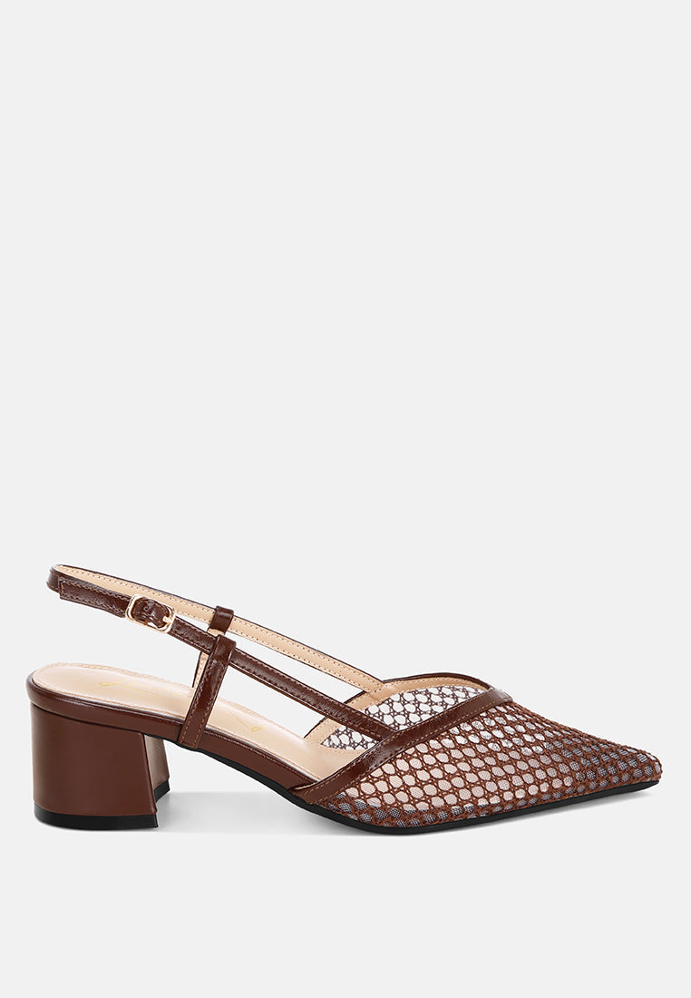 Minelli Sheer Slingback Pumps-7
