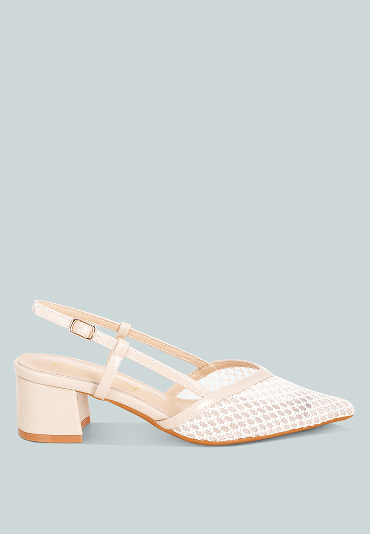 Minelli Sheer Slingback Pumps-6