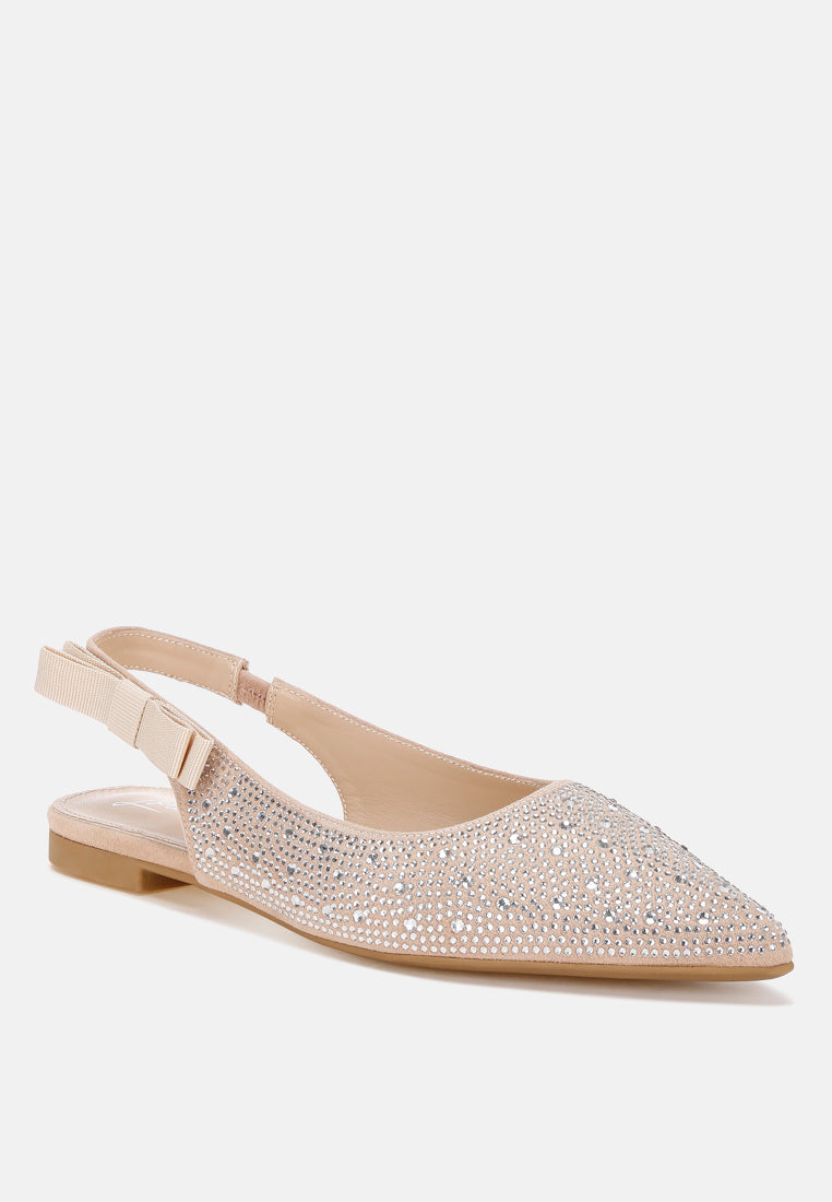 Firdisi Rhinestones Detail Flat Sandals-2