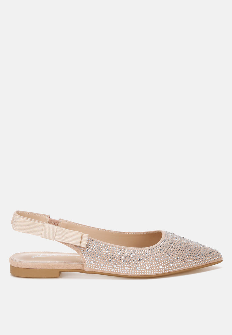 Firdisi Rhinestones Detail Flat Sandals-0