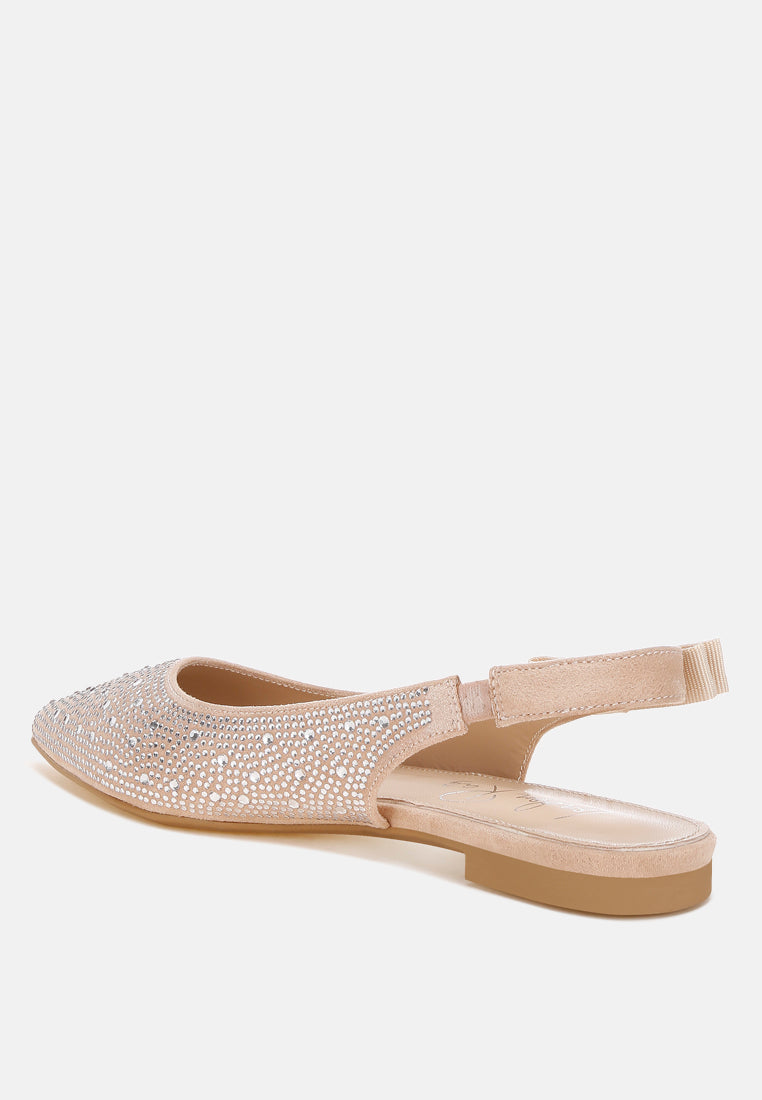 Firdisi Rhinestones Detail Flat Sandals-3