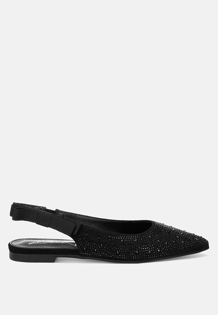 Firdisi Rhinestones Detail Flat Sandals-5