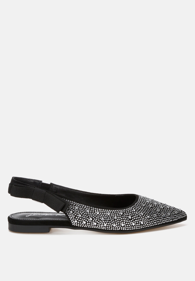 Firdisi Rhinestones Detail Flat Sandals-6