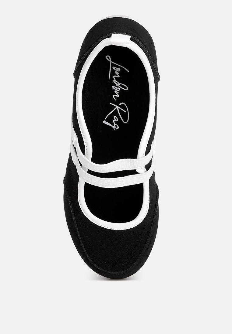 Sorin Elasticated Midfoot Strap Sneakers-4