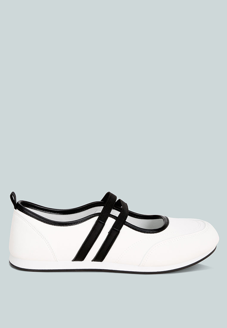 Sorin Elasticated Midfoot Strap Sneakers-5