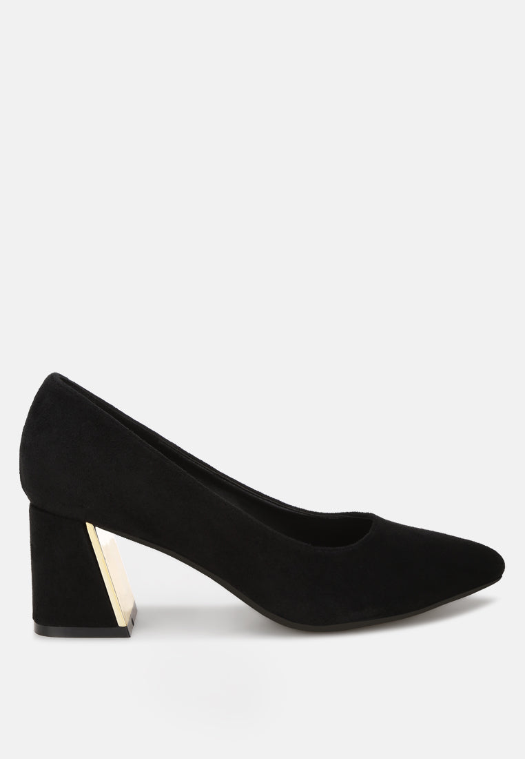 Cosma Pointed Toe Block Heels-0
