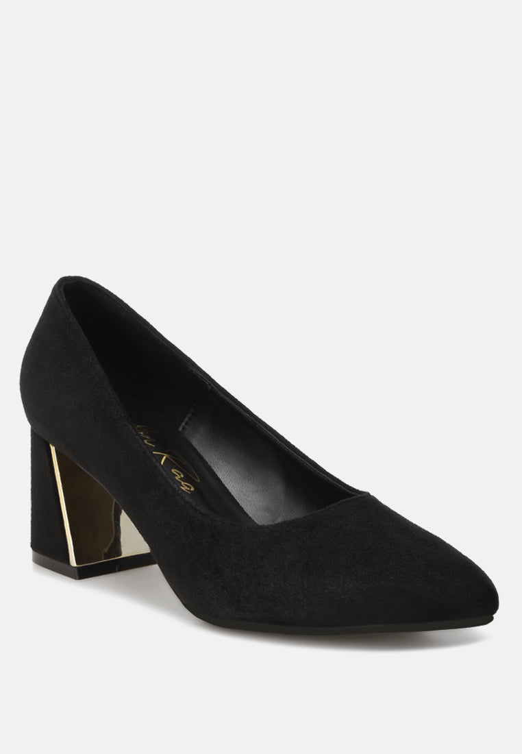 Cosma Pointed Toe Block Heels-2