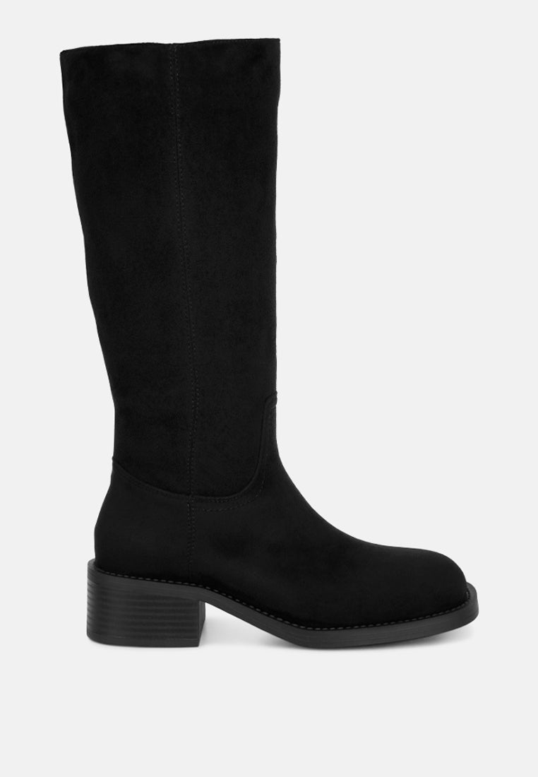 Pinasa Classic Square Toe Calf Boots-6