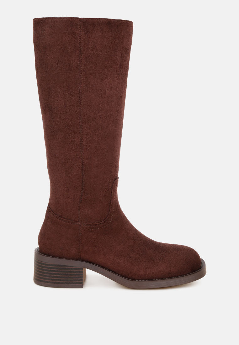 Pinasa Classic Square Toe Calf Boots-7
