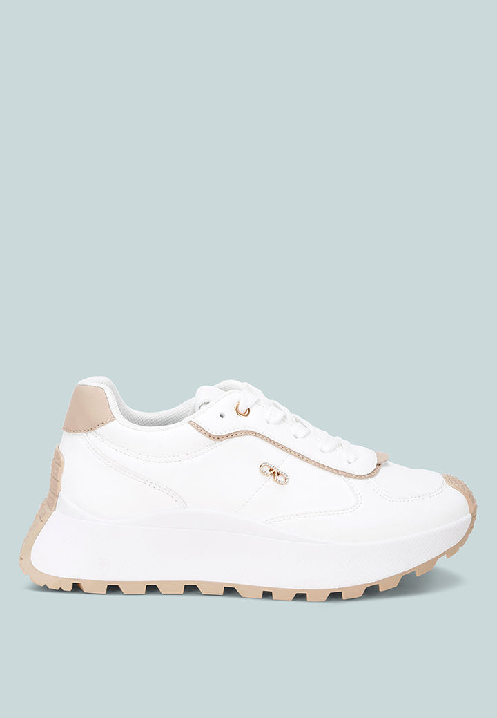 Taurasi Platform Sole Lace Up Sneakers-0