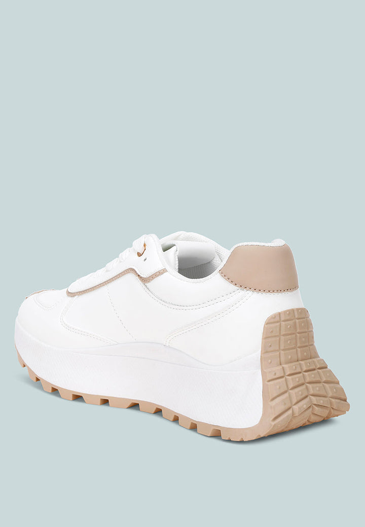 Taurasi Platform Sole Lace Up Sneakers-2
