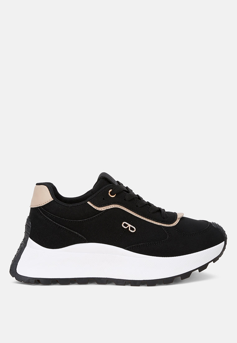 Taurasi Platform Sole Lace Up Sneakers-5
