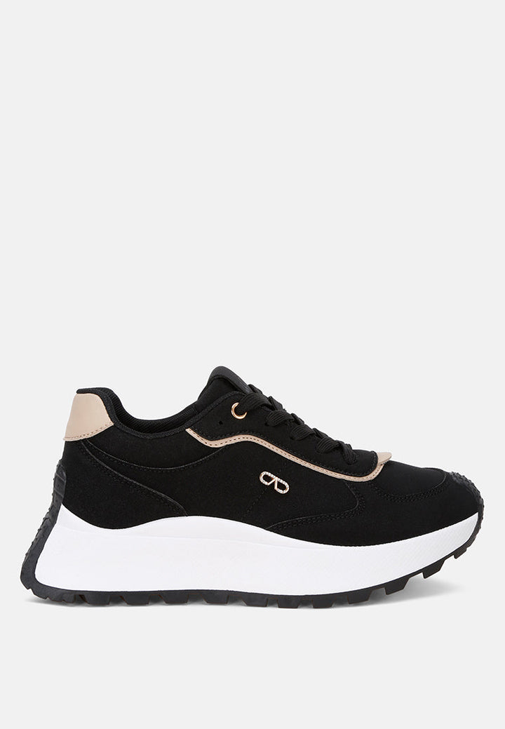 Taurasi Platform Sole Lace Up Sneakers-5