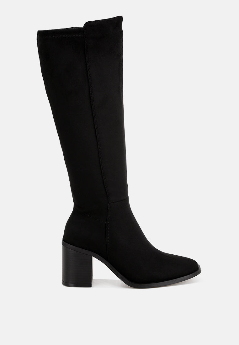 Sajama Round Toe Knee-High Boots-0