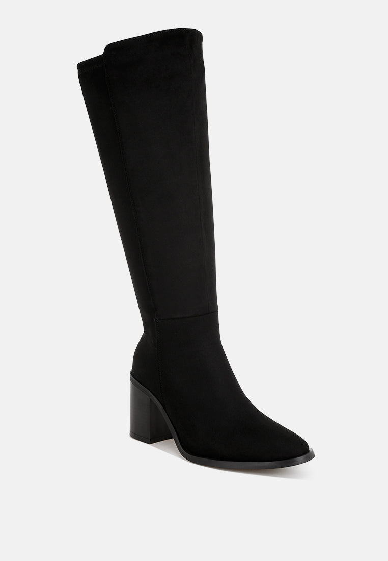 Sajama Round Toe Knee-High Boots-1