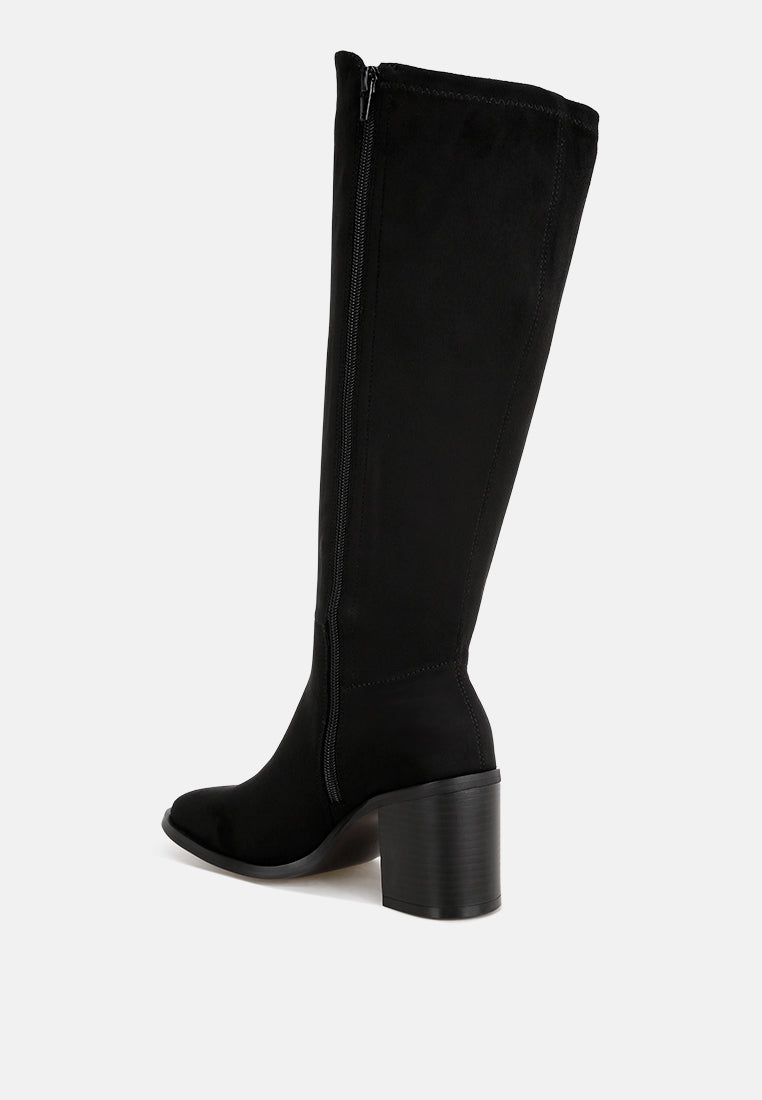 Sajama Round Toe Knee-High Boots-2