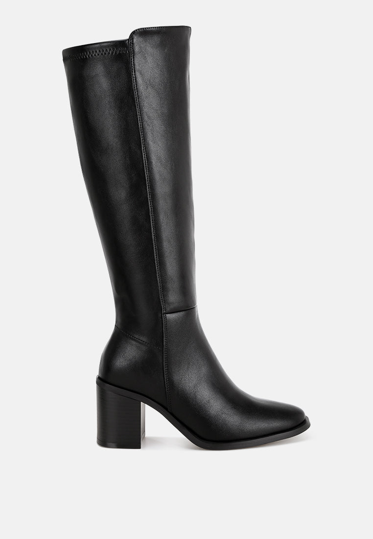 Sajama Round Toe Knee-High Boots-6