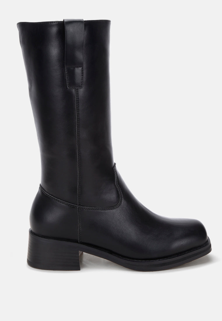 Basala Paneling Detail Boots-0