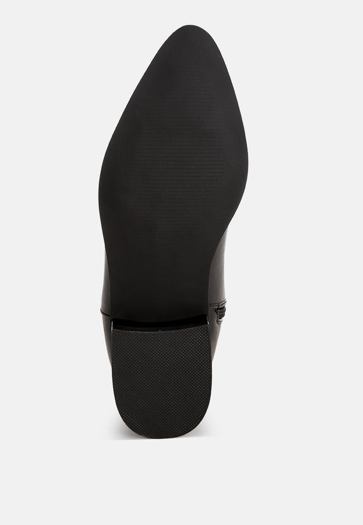 Quartet Low Heel Knee High Boots-4