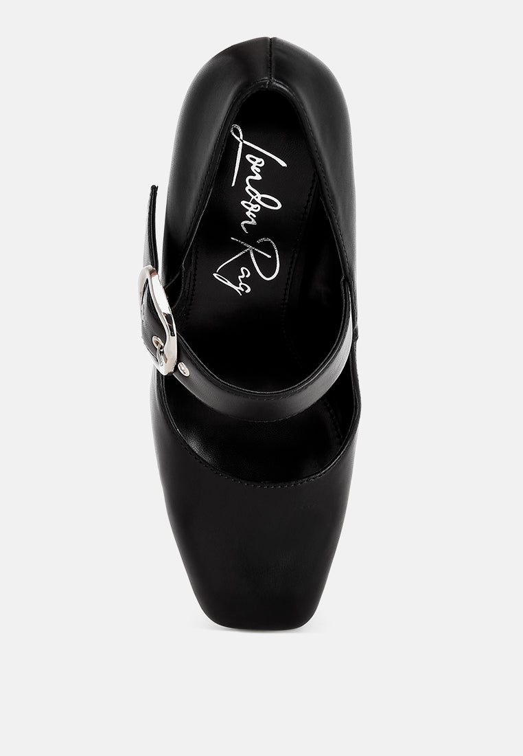 Mayuza Square Toe Strap Sandals-3