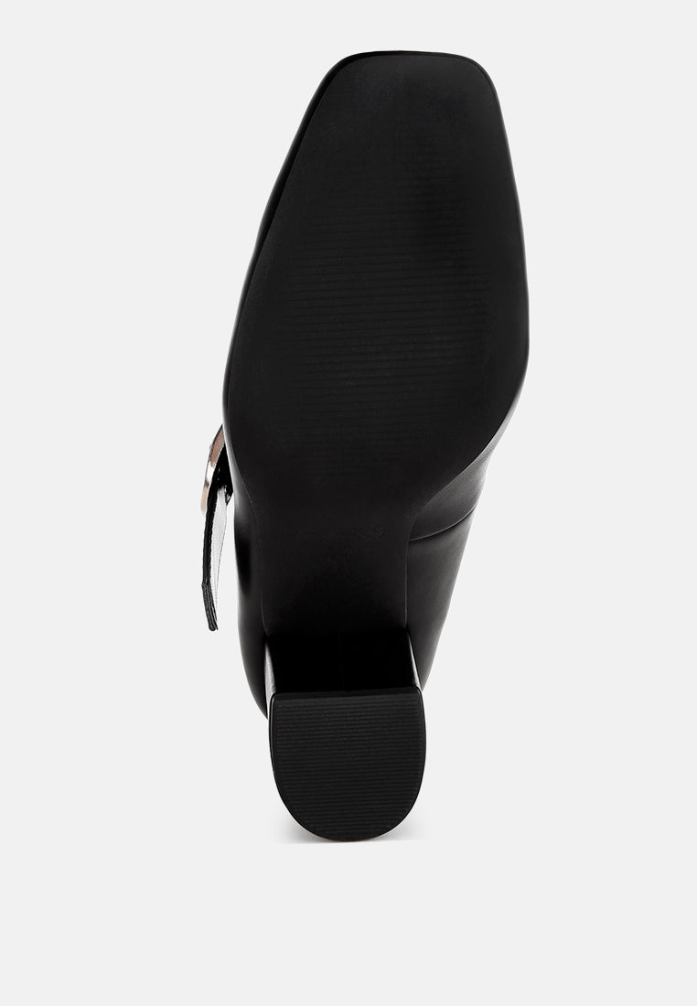 Mayuza Square Toe Strap Sandals-4