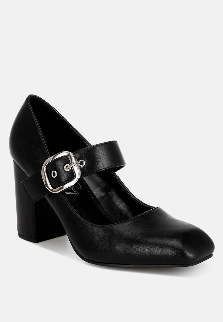 Mayuza Square Toe Strap Sandals-1