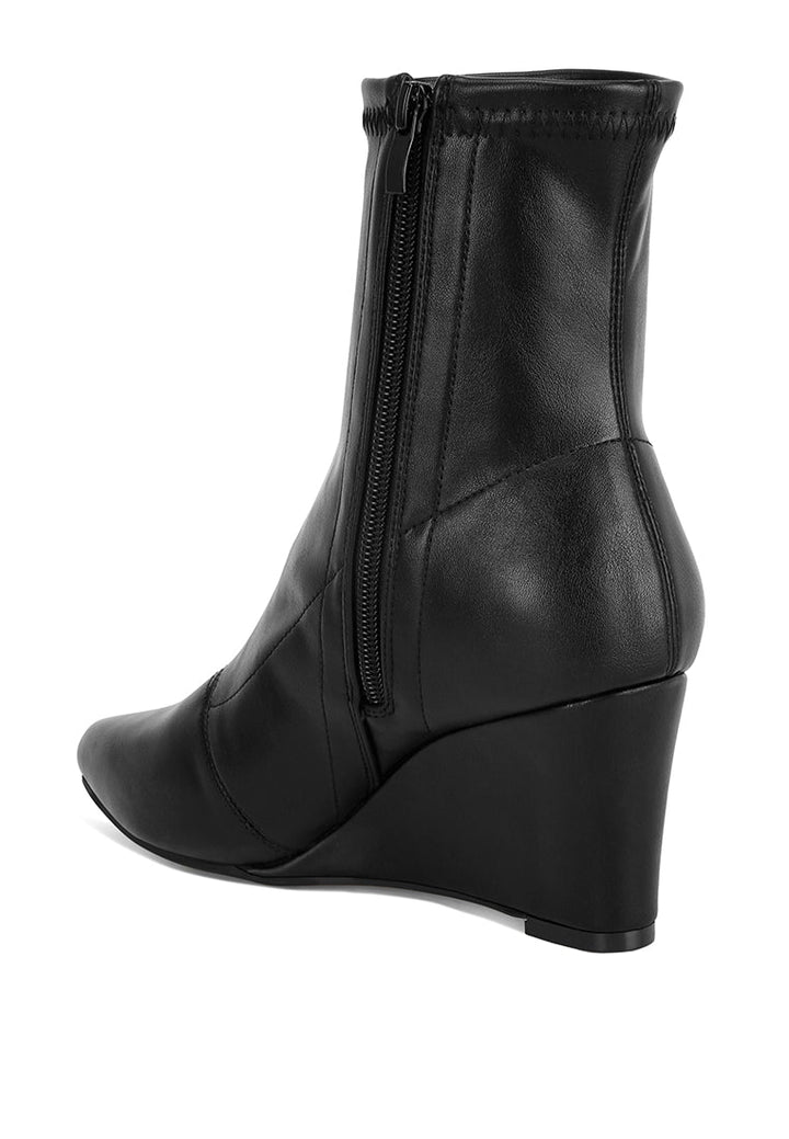 Tabrah Stretchable Wedge Boots-2