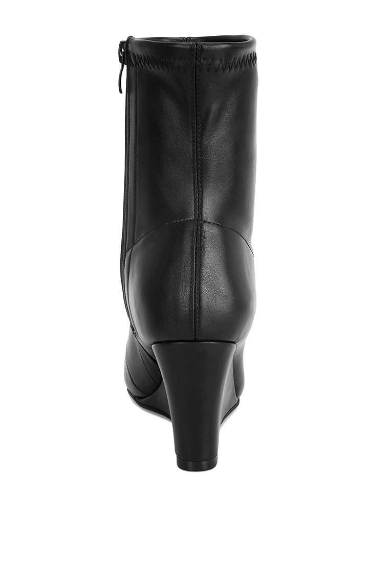 Tabrah Stretchable Wedge Boots-4