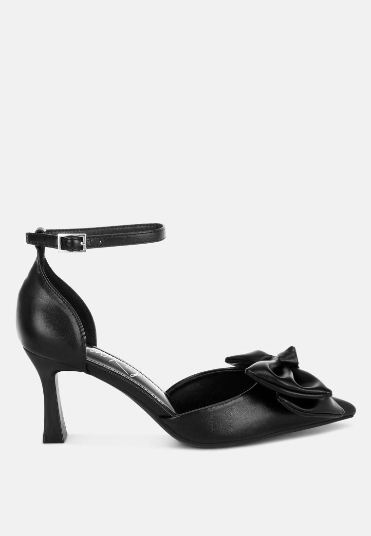 Papave Bow Detail Stiletto Heels-8